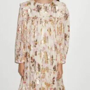 ✨🤍 ZARA Long Sleeve Dress – Size 9 (Girls) 🤍✨